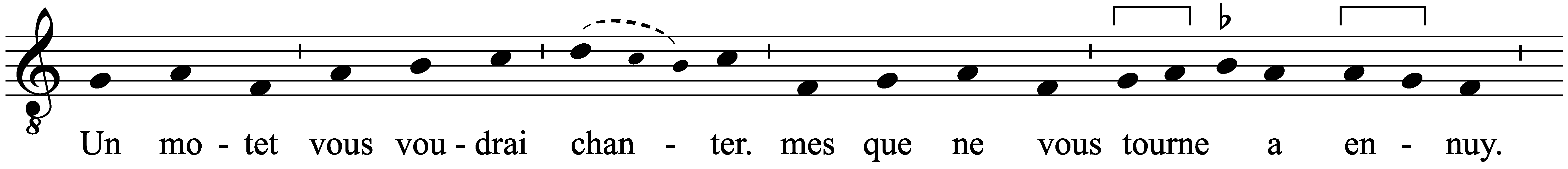 Work musical notation
